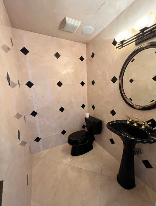 Powder Room Transformation — before renovation