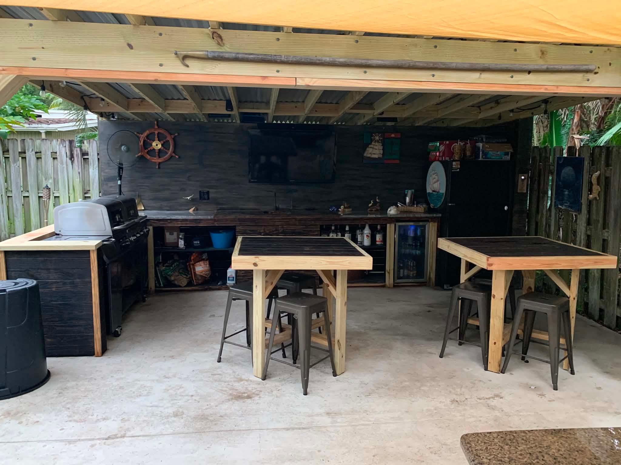 Outdoor Kitchen — after renovation
