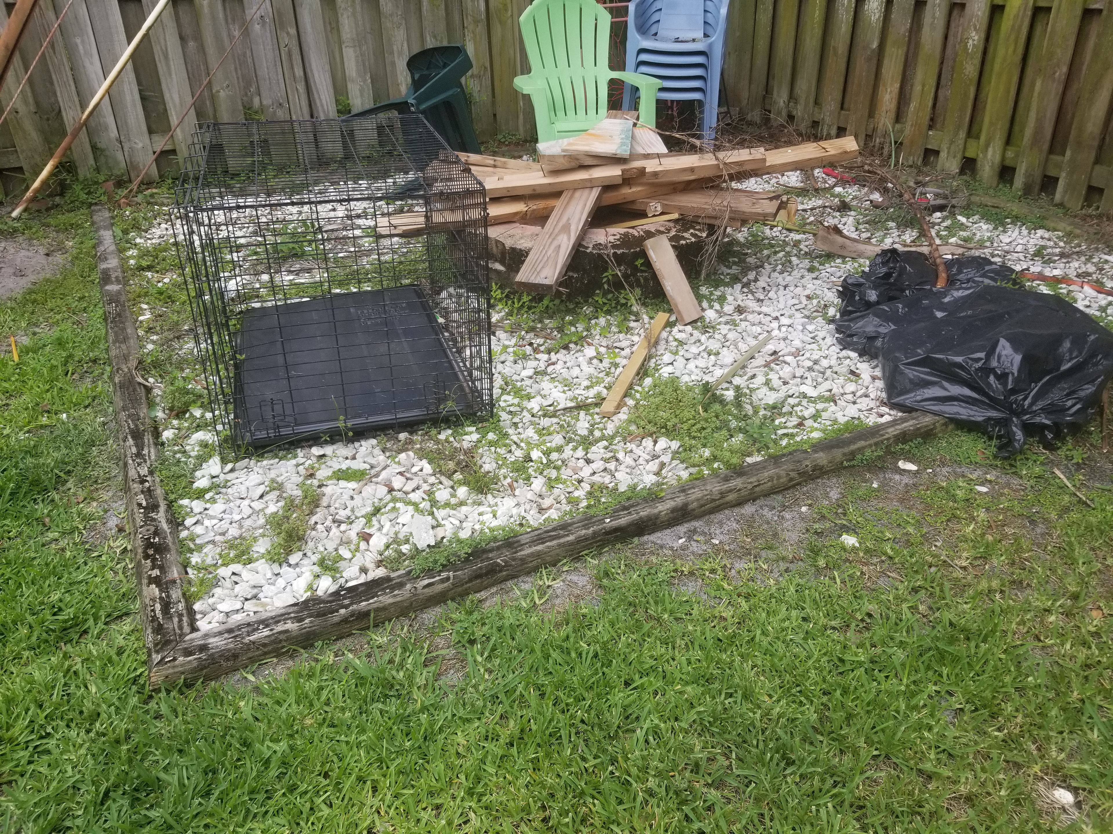 Outdoor Kitchen — before renovation