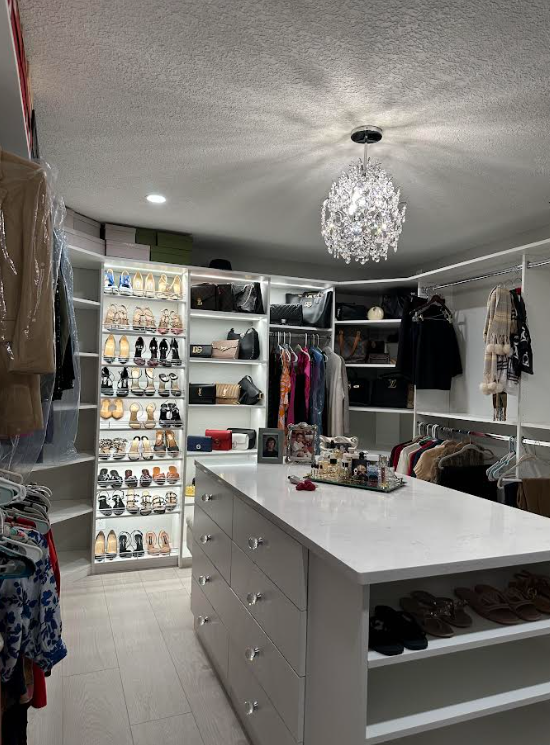 Custom Luxury Walk-In Closet— Pompano, FL